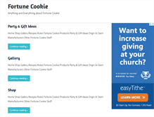 Tablet Screenshot of eatfortunecookie.com